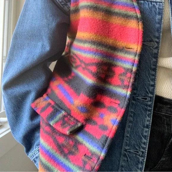 VINTAGE colourful fleece vest - Picture 7 of 12